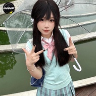 [MNMF] ️ Ready Stock Official Picture DBX01-1 Core-Spun Yarn v-Neck Vest Knitted Cardigan Women Shor