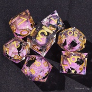 Kitten Dice Running Group Liquid Core Dice COC Running Group Dice D20 Board Game Dice Gate of Dezhi 