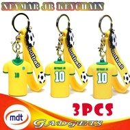 3pcs Soccer Keychain World Cup Keychain Soccer Party Favors,Sports Ball Key Chain Football Keychain