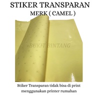 CAMEL BRAND TRANSPARENT STICKER 77 X 98 CM
