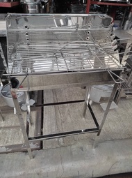 CHOOSY IHAWAN NG MANOK PURE STAINLESS WITH STAND & ROASTING FORK STAINLESS / BBQ GRILL