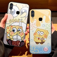 G-20 SpongeBob HD Glass Casing for VIVO Y12i Y89 Y85 V9 Y93 Y11 Y67 Y66 Y95 Y91 Y91C Case