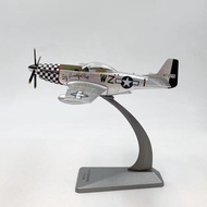 1: 72 World War II Allied Forces US Army Air P-51D Mustang Fighter Finished Alloy Aircraft Simulatio