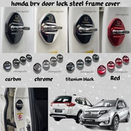 honda brv car door lock frame cover accessories stainless steel skhongauto