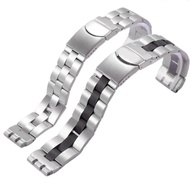 51t Watch Accessories For Swatch YCS YAS YGS IRONY Strap Silver Solid Stainless Steel Watchban dHP