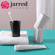JARRED Bathroom Tumblers Milk Plastic Reusable C0ffee Mug Bathroom Supplies Cup Drinkware Storage Dr