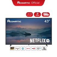 Aconatic ทีวี 43 นิ้ว LED FHD Netflix TV รุ่น 43HS410AN Smart TV  สมาร์ททีวี As the Picture One