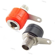 Binding Post Female Socket Jack 2-PCS/1-PAIR RED+BLACK Banana Plug Connector  B3SG