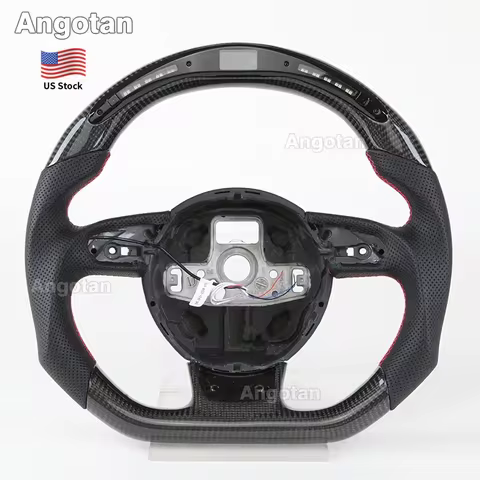 Carbon Fiber LED Steering Wheel for Audi Rs 2012-2016 A5 S5 Rs3 Rs4 Rs5 Rs6 Rs7 Rsq3 S3 S4 with LED 