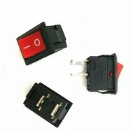 Small mini on off red rocker switch calculator