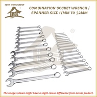 HEAVY DUTY COMBINATION SOCKET WRENCH / SOCKET KOMBINASI ( 17MM - 32MM )