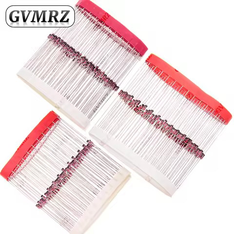100PCS 2V4 3V3 3V6 4V7 2V7 BZX55C Series 0.5W Zener Diode Voltage Regulator Diode 5V6 4V3 3V9 3V0 2V