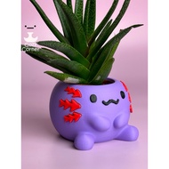 Axolotl Planter – Cute Axolotl Shaped Mini Plant Pot