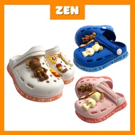 [ZEN] Baby Button Clog Shoes I Kids Clog Shoes I Kids Eva Sandals | Kasut Clog Kanak-Kanak