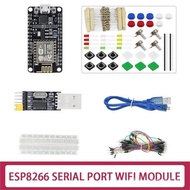 ESP8266 CP2102 Nodecu Lua V3 ESP-12E Papan Pembangunan+Pakej Komponen+USB Ke Modul Port Bersiri+65 P