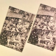 寄兩張明信片聖誕小屋-準備大餐 給自己和好友