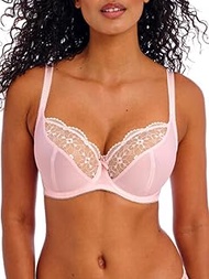Women's Hallie Underwire Plunge Bra, Pink Champagne, 28F
