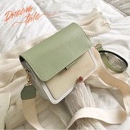 Dreamtale Women Handbag Handbeg Korea Fashion Colour Block Wide Strap Sling Bag WFS165