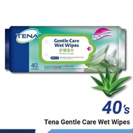 Tena Gentle Care Wet Wipes 40s/Tena Wet Wipes 40 sheets (Wet Tissue For Body Wipes)