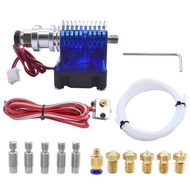 J Style Head Hotend Full Kit with 5 Pcs Extruder Print Head + 5 Pcs Nozzle Throat for V6 Reprap 3D P