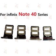 Sim card tray holder for Infinix Note 40 Pro Plus Pro+ 4G 5G X6853 X6850 X6852 X6851 X6851B