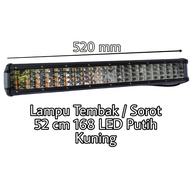 168 LED 52CM WHITE - YELLOW SPOTLIGHT