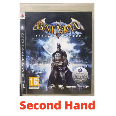 PS3 Second Hand Game CD Batman Arkham Asylum Playstation 3 Game Discs Games Ps3 Batman Arkham Asylum
