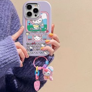 Cute Scooter KT Cat Case For Realme 11 11X C67 12 12X 13 5 5S 5i 6i C3 C25 C25S C65 Narzo 60X 70X 20