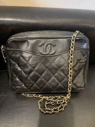 Chanel 香奈兒 蜥蜴皮流蘇相機包