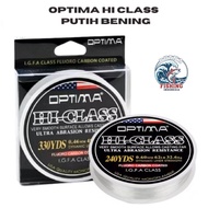 Senar Pancing Original Super Kuat Optima Hi Class Warna Putih Bening. Panjang 300 400 meter