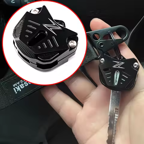 Motorcycle Keychain Case Shell & Keychain Key Ring For Kawasaki Z900 Z400 Z650 Z800 Z500 Vulcan Vers