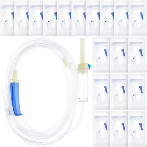 Single-use dental flushing tube, irrigation tube, dental water tube, transparent single-use tube tha