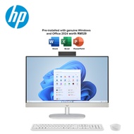 HP 24-cr0260d 23.8" FHD All-in-One Desktop PC Shell White ( i3-1315U, 8GB, 512GB SSD, Intel, W11, HS