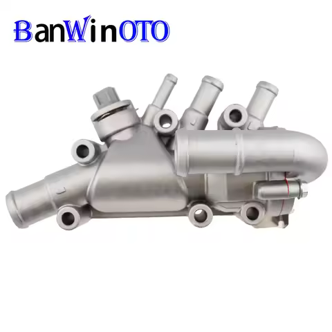 Aluminium Thermostat With Housing + Sensor & Gaskets For Ford Fiesta Mk5 1.3 Duratec 1149617 2S6G9K4