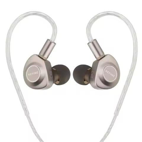 Kefine X ANGELEARS Delci AE 10mm DLC+PU Diaphragm Dynamic Driver IEMs Hi-Fi I n-ear Earphone with Tw