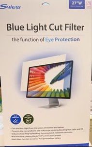 Sview 韓國製原行貨 藍光Mon貼 27"W Blue Light Cut Filter