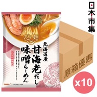 日本 だし麺 Tabete 北海道產甜蝦味噌湯拉麵 104g (原箱10件裝) (368)【市集世界 - 日本市集】此日期前最佳：2026年07月20日