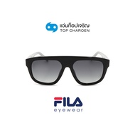 FILA แว่นกันแดดทรงเหลี่ยม SFI220-0BLK size 54 By ท็อปเจริญ