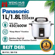 Panasonic 1.0L Rice Cooker SR-Y10