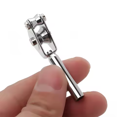 1PC Durable Stainless Steel Roller Rod Tip Guide Roll Line Tip Top Ring Replacement Parts Sea Boats