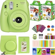 FujiFilm Instax Mini 9 Instant Camera + Fujifilm Instax Mini Film (40 Sheets) Bundle with Deals Numb