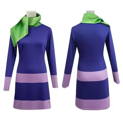 Daphne Blake Cosplay Kostuum Outfits Voor Volwassen Vrouwen Meisjes Halloween Carnaval Pak Rollenspe