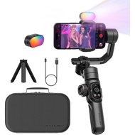 AOCHUAN Gimbal Stabilizer for Smartphone, Phone Gimbal w/8" Extension Rod, Profession 3-Axis Stabili