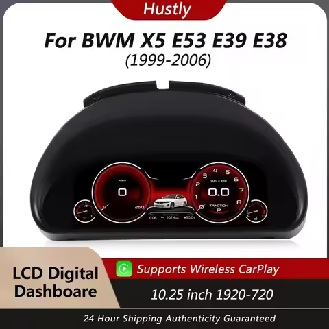 Digital cluster instrument panel for BMW X5 E53 E39 E38 1999-2006 Virtual cockpit instrument panel S