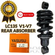 YASUSU YAMAHA LC135 V1-V7 ABSORBER HEAVY DUTY STD REAR ABSORBER BLACK (1 PCS)