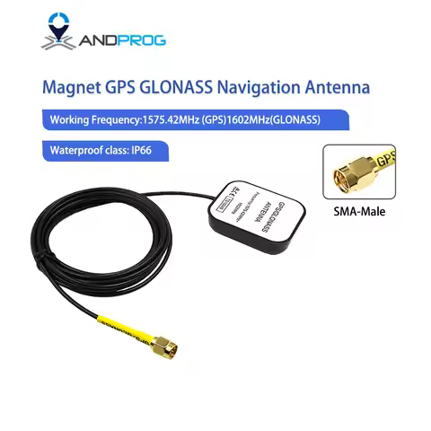 40dBi magnet gps active antenna,GPS Glonass antenna with SMA/Fakra