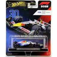 2025 Hot Wheels Premium Formula 1 #30 VISA Cash App RB Formula One Team