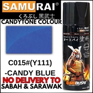 ''SAMURAI'' SPRAY PAINT (CANDYTONE COLOUR) -C015#(Y111) -CANDY BLUE