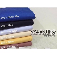 (1 METER) KAIN DULL SATIN VALENTINO SOLUNA