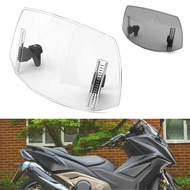 AK550 AK550i Universal Motorcycle Windshield Extension Adjustable Spoiler Clamp-On Windscreen Deflec